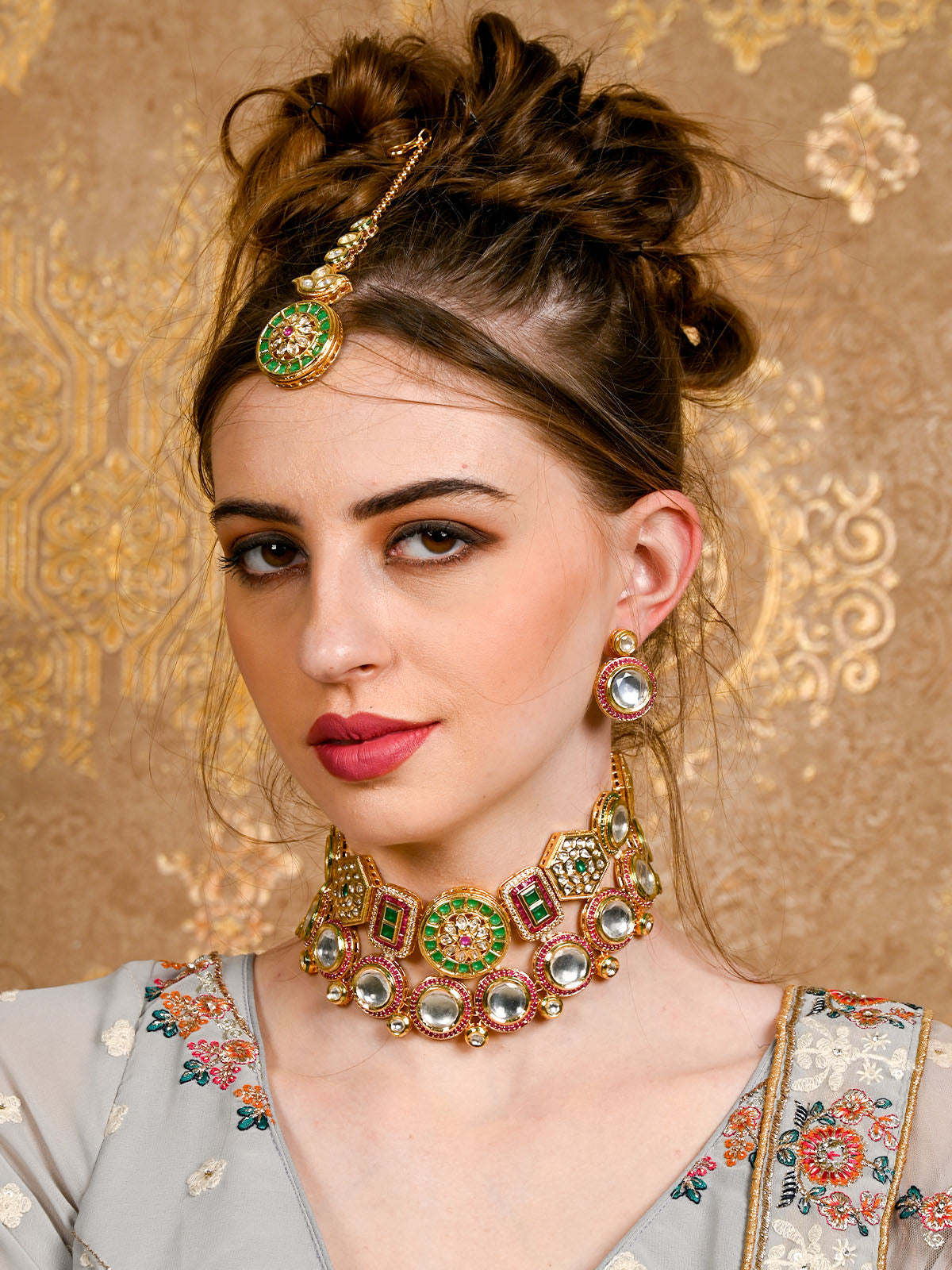 92% Golden 37.3 Inch Ladies Gold Choker Necklace, 94g at Rs 580000/piece in  Vasai Virar